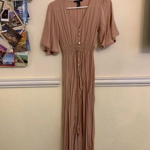 Forever 21 long button down dress